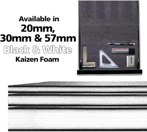 FastCap FOAM20BW 2' x 4' 20MM Kaizen Black/White رغوة مع 1/8" قسم طبقات in Saudi Arabia
