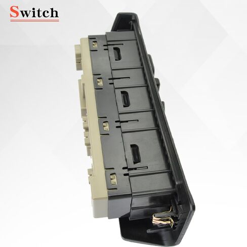 15883323 Front Driver Side Door Lock and Power Window Switch & Bezel Assembly Compatible with 2003-2007 Chevy Avalanche Silverado Suburban Cadillac Tahoe Escalade GMC Sierra Yukon XL, 901-075 DWS-220 in Saudi Arabia