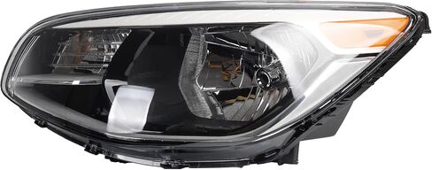 Dasbecan Halogen Headlight Compatible With Kia Soul 2014-2019 left driver side Headlight Assembly Chrome Housing Replaces# 92101-B2270 92101B2270 KI2502167 in Saudi Arabia