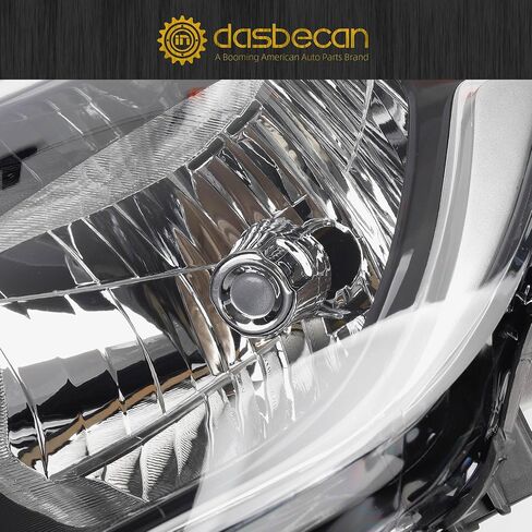 Dasbecan Halogen Headlight Compatible With Kia Soul 2014-2019 left driver side Headlight Assembly Chrome Housing Replaces# 92101-B2270 92101B2270 KI2502167 in Saudi Arabia
