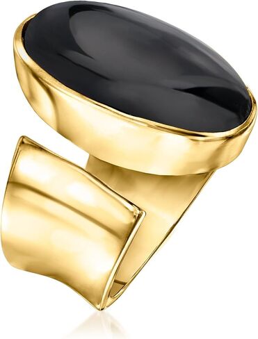 Ross-Simons Onyx Wrap Ring in 18kt Gold Over Sterling in Saudi Arabia