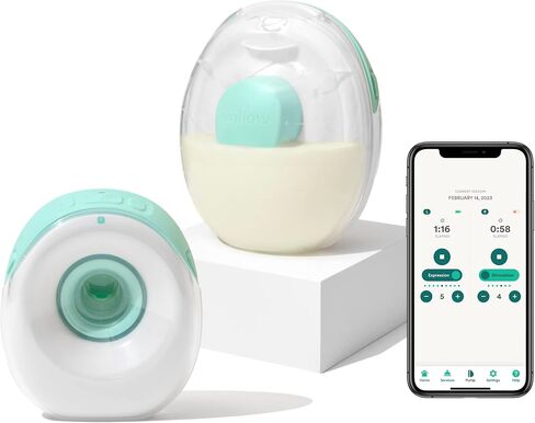 Willow Go Single Electric Breast Pump | Willow Wearable Breast Pump, Cord Free, Hands Free Breast Pump | Discreet and Quiet in Bra Design with app Control | 24mm Flange in Saudi Arabia