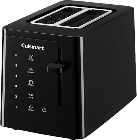 Cuisinart CPT-T20 محمصة خبز تعمل باللمس بشريحتين، 1.5 أونصة، أسود in Saudi Arabia