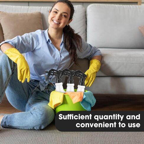 24 عبوة من زجاجات الرذاذ البلاستيكية سعة 32 أونصة، زجاجات رذاذ فارغة مانعة للتسرب، زجاجات رذاذ شديدة التحمل لحلول التنظيف، زجاجات رذاذ رذاذ مع ملصق وفوهة قابلة للتعديل لسقي النباتات (أزرق) in Kuwait