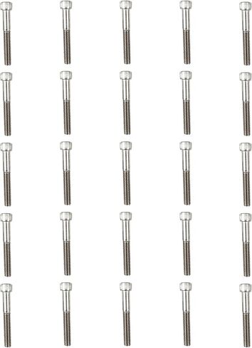 Atomik 2 Inch Long Stainless Steel Bolts 25 Pack Durable Hardware for Rock Climbing Holds 3/8-16 Allen Head Socket Cap Bolt Designed for Outdoor Use Wall Supplies in Kuwait