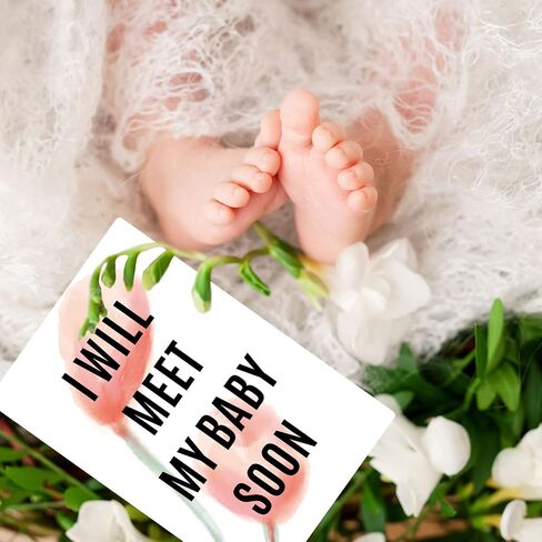16 Birth Affirmation Cards - 4 x 6-inch Greenery Affirmation Cards for Women - Premium Positive Hypnobirthing Mantra Cards for Laboring Mother Deck for Pregnant Moms, Baby Shower Gifts and Labor in Kuwait