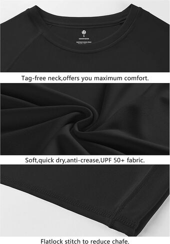 Bubbllemime Long Sleeve Women's Upf 50+ حماية من أشعة الشمس تي شيرت قمم رياضية سريعة الجفاف في الهواء الطلق الرياضة in Kuwait