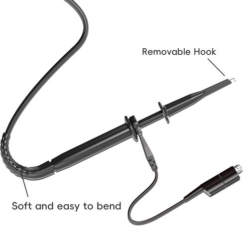 Goupchn 500Mhz راسم الذبذبات كليب التحقيق 10x P6500B عالية الدقة مع ضبط مجموعة ملحقات الأداة in Kuwait