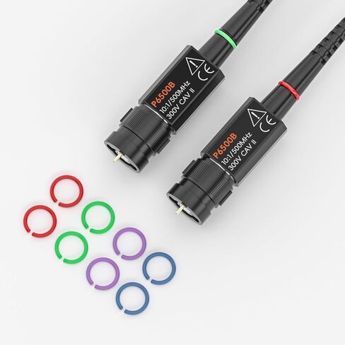 Goupchn 500Mhz راسم الذبذبات كليب التحقيق 10x P6500B عالية الدقة مع ضبط مجموعة ملحقات الأداة in Kuwait