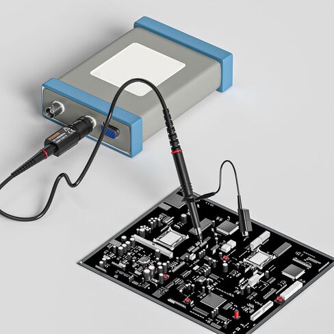 Goupchn 500Mhz راسم الذبذبات كليب التحقيق 10x P6500B عالية الدقة مع ضبط مجموعة ملحقات الأداة in Kuwait