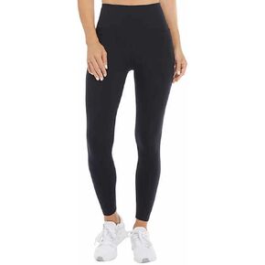 Danskin Women's Performance Legging with Pockets (as1, Alpha, m, Regular, Regular, Black Salt, Medium)