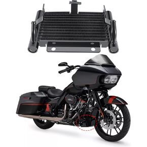 Motorcycle Radiator Oil Cooler Kit for 2017-2023 Harley Touring Electra Glide Street Glide Road Glide Road King