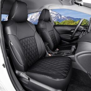 يناسب غطاء مقعد السيارة Corolla Cross Cover مع Toyota Corolla Cross للاختيار 2021 2022 2023 2024 2025 L ، LE ، XLE (وليس للهجين)-جلدي) in Kuwait