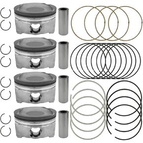 Engine Piston Ring Set Standard Fits for Toyota Camry RAV4 Scion tC Lexus 2.4 2AZFE 2007-2013 13211-28112-A0, 9761321115