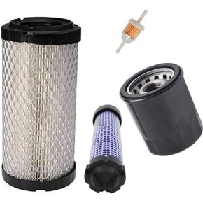 Oil Filter Fuel Filter Air Filter kits Compatible with John Deere Gators 4X2 6X4 7H17 7H19 717 1200A 2500 DIESEL HPX 4X2 HPX 4X4 HPX 4X4 TRAIL HPX615E STRAIGHT BLADE TH 6X4 TS 4X2 TURF TX 4X2 TX 4X2