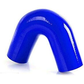 LTI Universal 4-Ply Reinforced High Performance 4" ID 135 Degree Elbow Silicone Hose Coupler 102mm(4" BLUE)