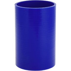 X AUTOHAUX Straight Coupler Silicone Hose 80mm/3.15" ID 127mm/5" Length 0° Universal Car Silicone Hose Coolant Hose 3-Ply 4mm Thickness Air Intake/Turbo/Intercooler Piping Tube Blue 1 Pcs