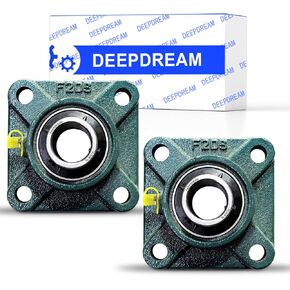 4 Pcs of DEEPDREAM UCF204-12 Pillow Block Bearings, 3/4 inch Bore, Square Flange Mounted, Self Alignment in Saudi Arabia