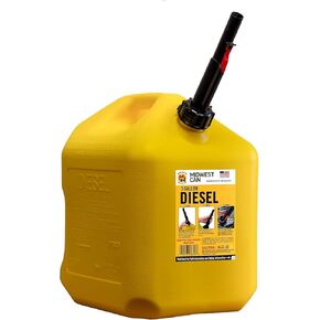 CAN الغرب الأوسط CAN 8610 Safe-Flo Auto مغلق 5 جالون ديزل علبة حاوية وقود بلاستيكي صفر
