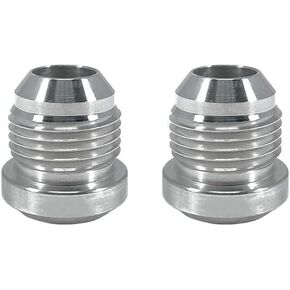 2 Pack - Aluminum Male AN weld On Fitting Bung (20 AN)