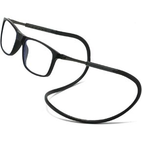 Magnetic Blue Light Blocking Reading Glasses, Bridge Front Connect Reading Glasses, Reading Adjustable for Men&Women