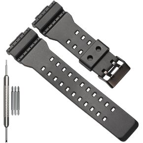 Resin Strap Compatible with Casio GA 700UC GA-700-1A GA-700-1B GA-700-7ACR Watch Band Replacement Wirstband