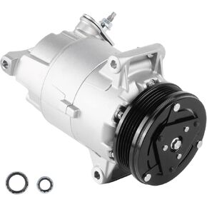 Air Conditioner AC Compressor for Chevrolet Cavalier 02-05, for Cobalt 05-10, HHR 06-10, Malibu 07-12, for Pontiac G5 G6 07-10, for Sunfire 02-05, for Saturn Aura 08 09, Ion 03 04 05 2.0L 2.2L 2.4L