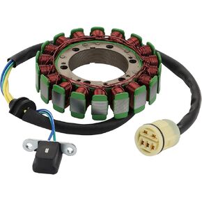 Woostar 18 Coil 5 Wire Stator Presento لـ TRX680 Rincon OEM 31120-HN8-A60 31120-HN8-A61 31120-HN8-A62