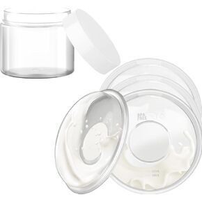 Breast Milk Collector, 2pcs Breast Shells, Easy to Wear and BPA-Free Breast Shlle Milk Collector, Protect Nipples with Milk Collection Cups, Reusable, Substitute Breast Pads, Collect Milk Leak(2 in 1) in Kuwait