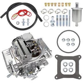 BR-67270 Carburetor 600 CFM 4150 Model 4 Barrel Single Fuel Inlet Compatible with Holley Quick Fuel Brawler Corvette Dodge Ford Buick GMC Chrysler Vacuum Secondary Electric Choke