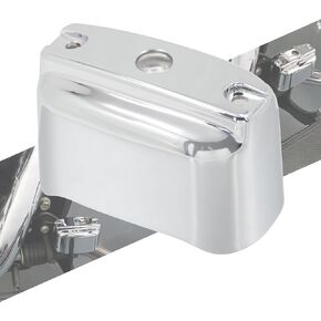 Motorcycles Rear Brake Master Cylinder Cover Fit for Harley Touring Electra Glides Road Glide Street Glide 00-07 Trikes 09-13 Softail 00-17 Chrome