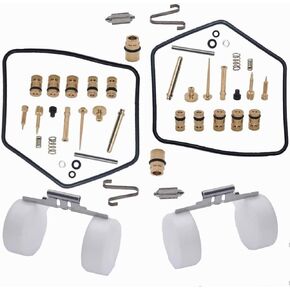 Carburetor Rebuild Repair Kit With Float Replace for 1970-1973 CB350 CL350 Twins(2PC)