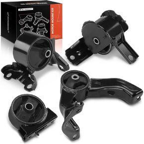 A-Premium 4PCS Engine Motor Mount and Transmission Mount Kit Compatible with Mitsubishi Lancer 2008-2017, Outlander Sport 2011-2017, RVR 2011-2014, 2.0L, Manual Transmission