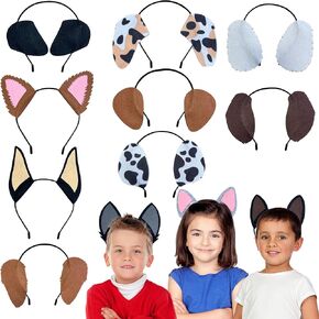 Animal Ears Headband for Party - Adults Kids Ears Headband for Photo Booth Props Animal Ears Headband for Kids Adults