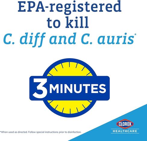 CloroxPro Healthcare Bleach Germicidal Cleaner Refill, Healthcare Cleaning and Industrial Cleaning, 128 Ounces (Packaging May Vary) - 68978 in Kuwait