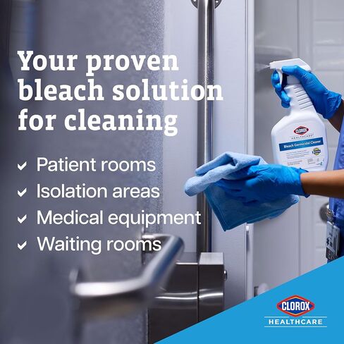 CloroxPro Healthcare Bleach Germicidal Cleaner Refill, Healthcare Cleaning and Industrial Cleaning, 128 Ounces (Packaging May Vary) - 68978 in Kuwait