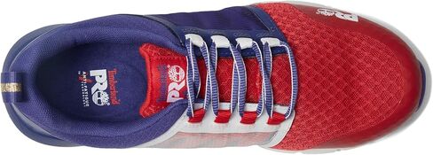 أحذية Timberland Pro® Radius Composite Safety Toe للرجال - Pro Flex Technology - Hoverspring Foam Red/Blue 15 D - Medium in Saudi Arabia