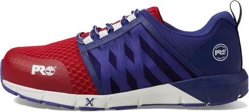 أحذية Timberland Pro® Radius Composite Safety Toe للرجال - Pro Flex Technology - Hoverspring Foam Red/Blue 15 D - Medium in Saudi Arabia