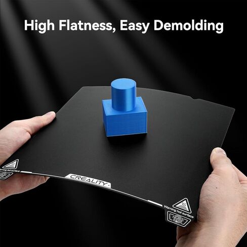 ترقية سرير Creality Ender 3، ورقة PEI لسطح الملمس 235 × 235 مم، لوحة سرير تسخين مرنة مغناطيسية قابلة للإزالة، سطح بناء لطابعة Ender 3 S1/Ender 3 V2/Ender 3 Pro/Ender 5/Ender 5 Pro ثلاثية الأبعاد in Kuwait