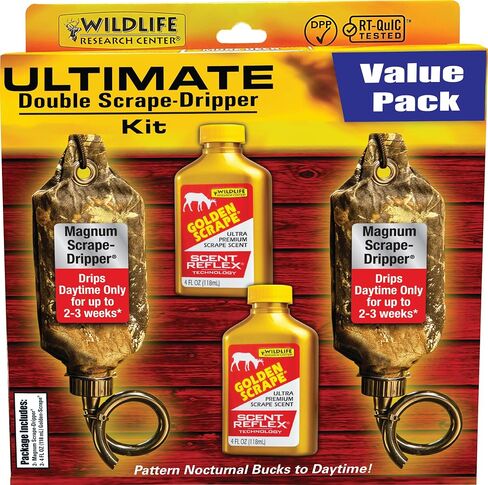 Wildlife Research Center Ultimate Double Dripper Combo, Camo, 4 oz, 392 in Saudi Arabia