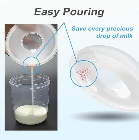 Breast Milk Collector, 2pcs Breast Shells, Easy to Wear and BPA-Free Breast Shlle Milk Collector, Protect Nipples with Milk Collection Cups, Reusable, Substitute Breast Pads, Collect Milk Leak(2 in 1) in Kuwait