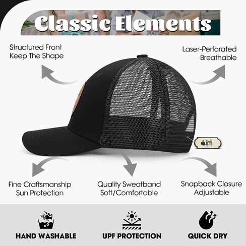 Oversize XL XXL Baseball Cap - Fathers Day Birthday Gifts for Dad from Daughter - Large Mesh Trucker Hats for Men Big Heads in Kuwait
