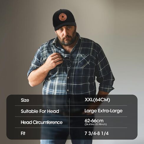Oversize XL XXL Baseball Cap - Fathers Day Birthday Gifts for Dad from Daughter - Large Mesh Trucker Hats for Men Big Heads in Kuwait