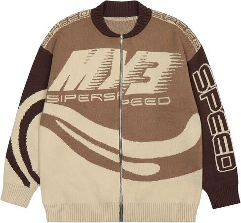 eelfric Eden Speed ​​Racing Sweater Sweater zip Up Vintage Exclude stivers in Saudi Arabia