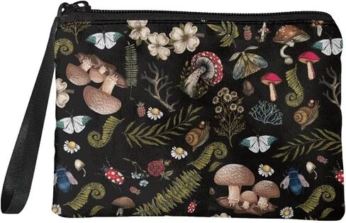 COEQINE Halloween Change Purse For Women Cute Coin Purse With Black Cats Pumpkin Pattern Handbag With Keychain for Travel Portable Soft Flannel Fabric Coin Purse for Women Birthday Decor in Kuwait