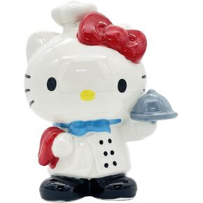Blue Sky Clayworks Hello Kitty Professional Custer Chef تمثال ، ارتفاع 5.75 بوصة ، وملحقات المنزل والمكاتب ، والهدية ، والسيراميك ، 23779