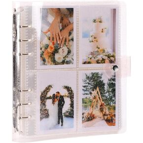 Polaroid Photo Album with 200 Pockets, Shiny Photocard Binder, Purple Memory Book, PVC Cover Portable Small Album for 200 2 ×3 Photos Suitable for Baby Wedding Travel, 1 PACK in Kuwait
