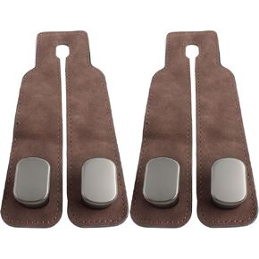 2 Pack Car Hooks for Headrest,Car Seat Back Double Hook Flip Fur Multi-Functional Car Rear Seat Mobile Phone Bracket Inside The Metal Hook(Black)