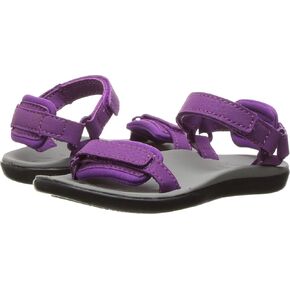 OluKai Luana Girl's Comfort Adjustable Strap Dahlia/Pale Grey - 6 M US Big Kid