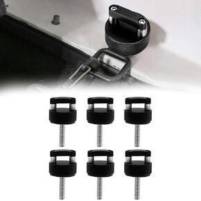 Car Hard Top Bolts Quick Removal Fastener Thumb Screw Tie-Down D-Rings for Jeep Wrangler JK JKU JL JLU Gladiator JT 2007-2024 Accessories